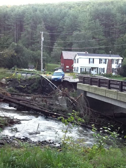 Bridge to goat farm Bridge to goat farm